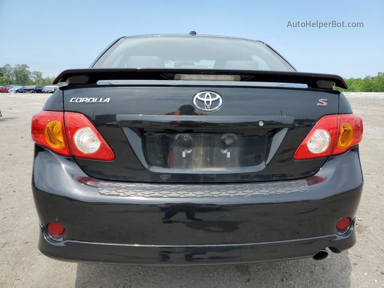 2010 Toyota Corolla Base Black vin: 2T1BU4EE4AC242726