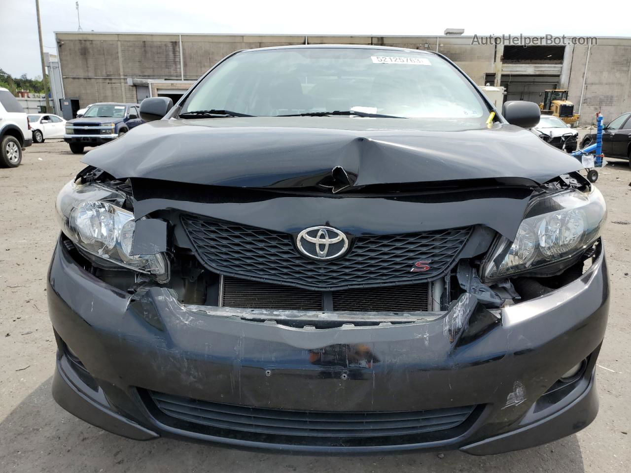 2010 Toyota Corolla Base Black vin: 2T1BU4EE4AC242726