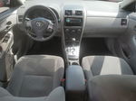 2010 Toyota Corolla Base Red vin: 2T1BU4EE4AC385157