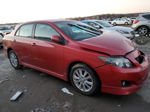 2010 Toyota Corolla Base Red vin: 2T1BU4EE4AC408050