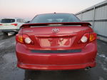 2010 Toyota Corolla Base Red vin: 2T1BU4EE4AC408050