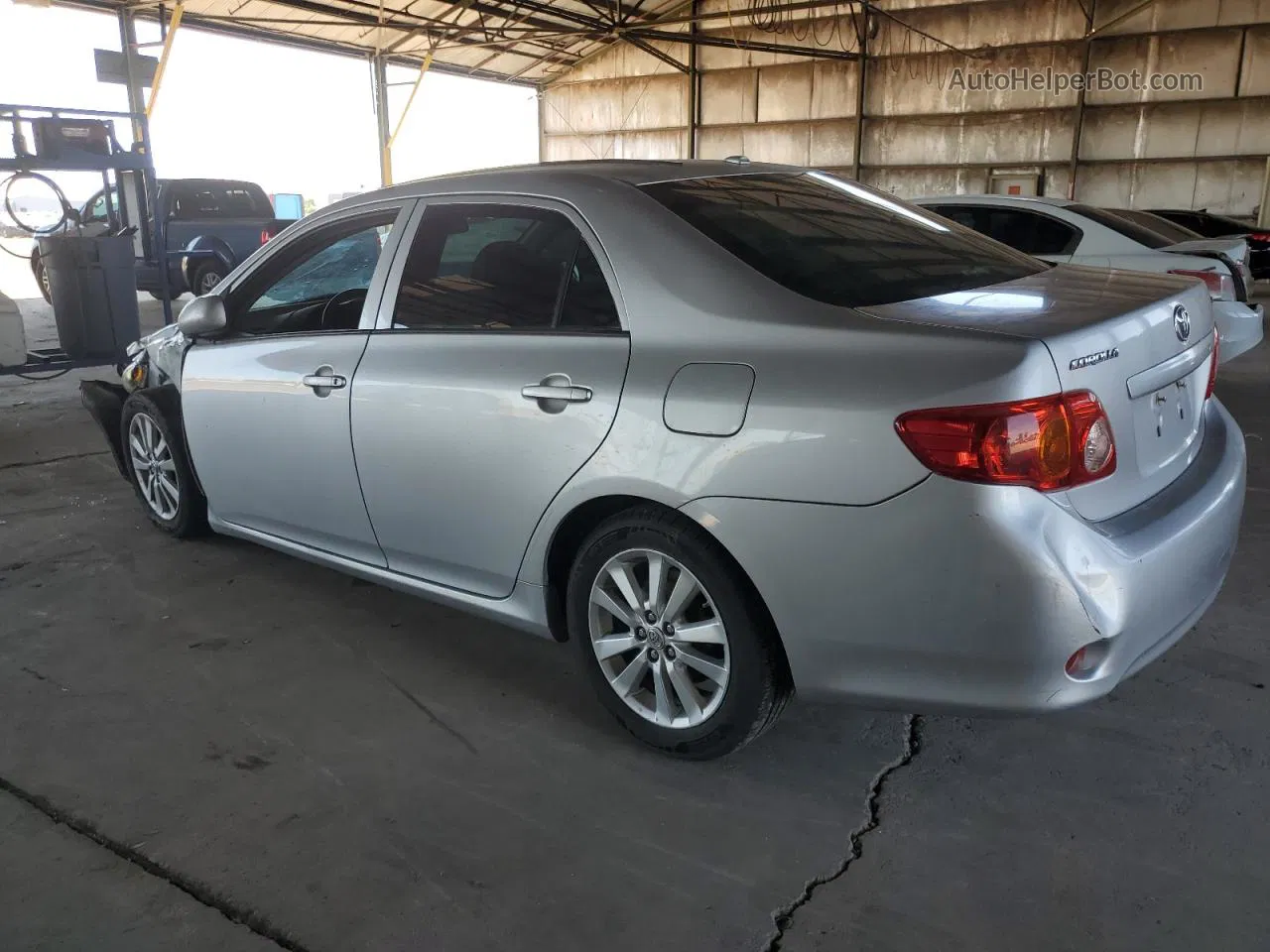 2010 Toyota Corolla Base Silver vin: 2T1BU4EE4AC411028