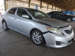 2010 Toyota Corolla Base Silver vin: 2T1BU4EE4AC411028