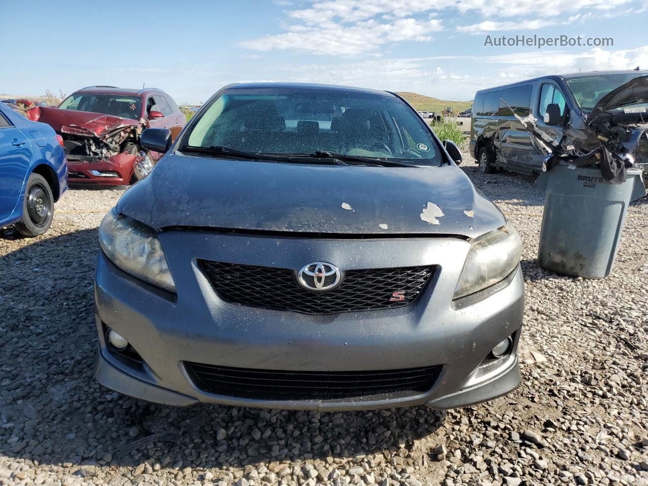 2010 Toyota Corolla Base Charcoal vin: 2T1BU4EE4AC439895