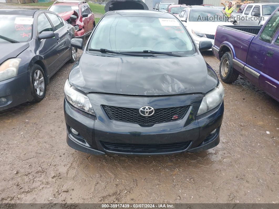 2010 Toyota Corolla S Черный vin: 2T1BU4EE4AC453442