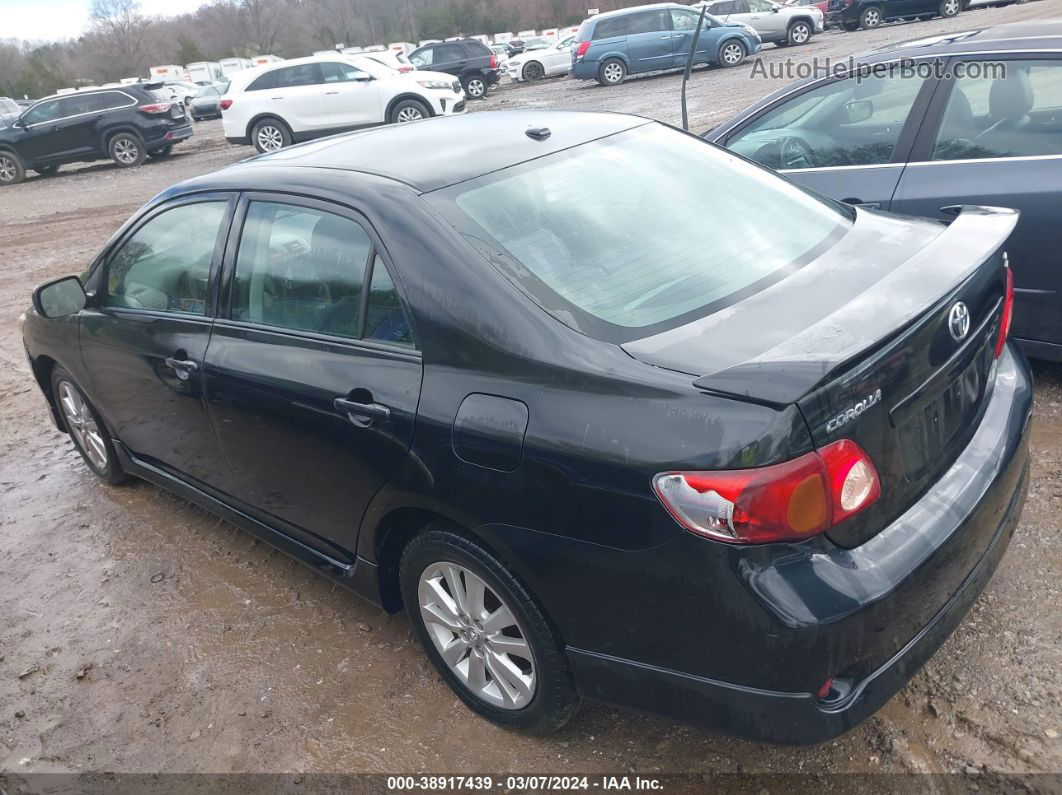 2010 Toyota Corolla S Черный vin: 2T1BU4EE4AC453442