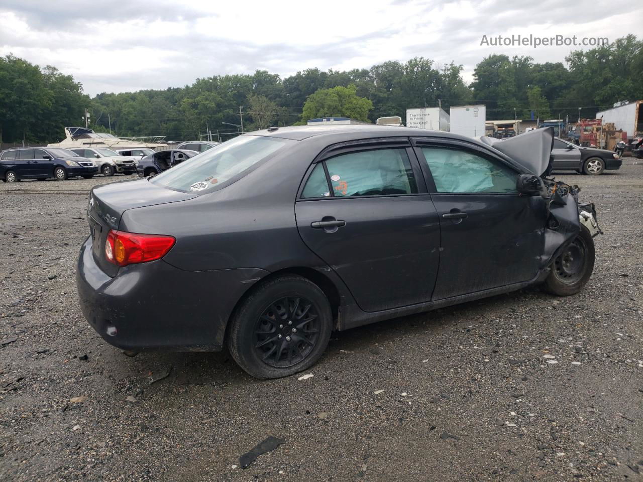 2010 Toyota Corolla Base Серый vin: 2T1BU4EE4AC505877