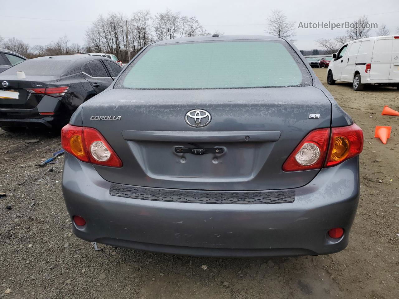 2010 Toyota Corolla Base Gray vin: 2T1BU4EE4AC508665