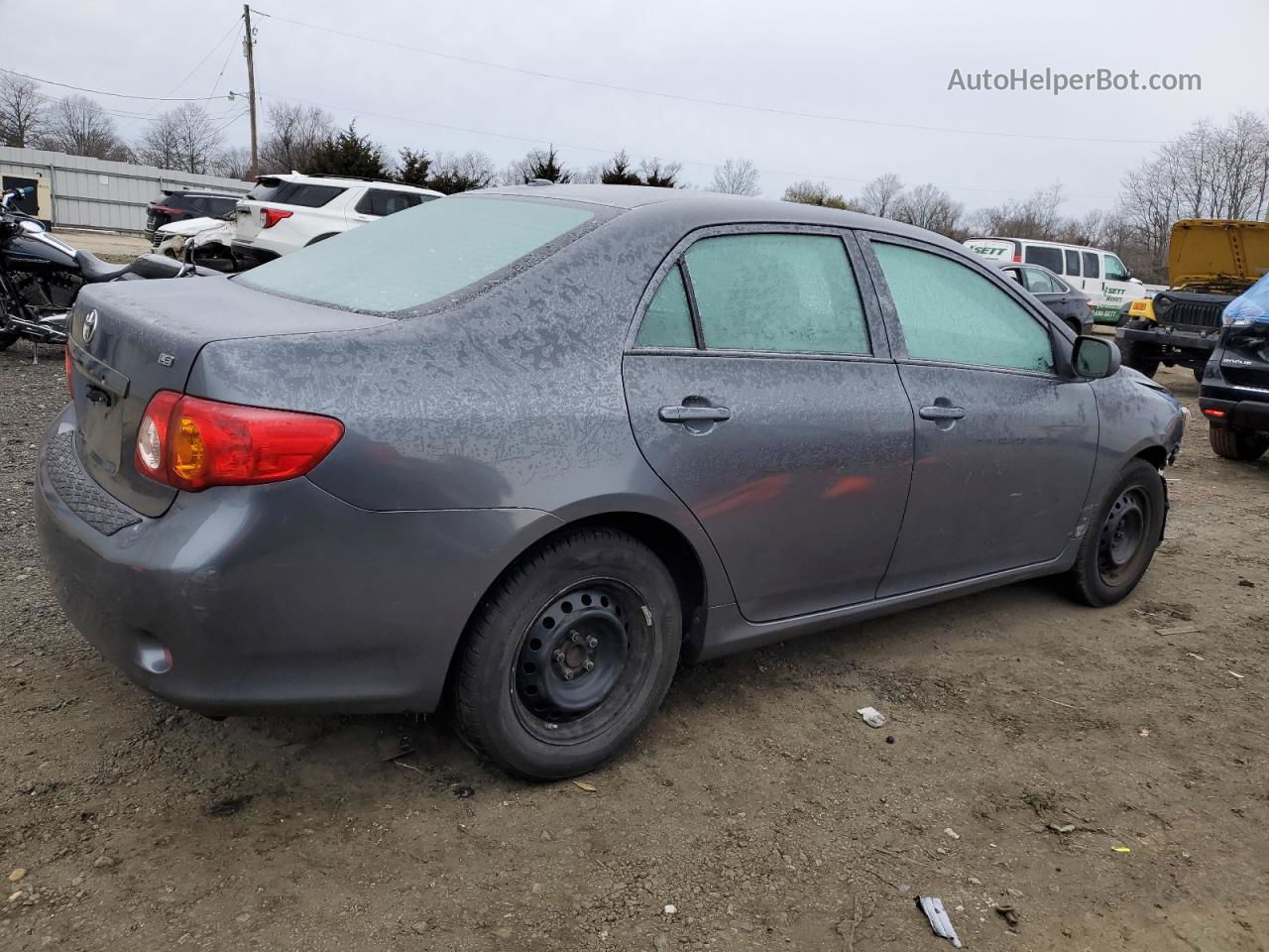 2010 Toyota Corolla Base Gray vin: 2T1BU4EE4AC508665