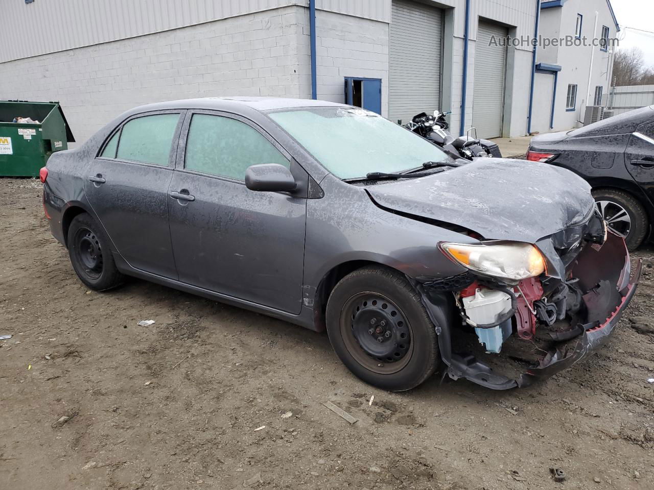 2010 Toyota Corolla Base Gray vin: 2T1BU4EE4AC508665