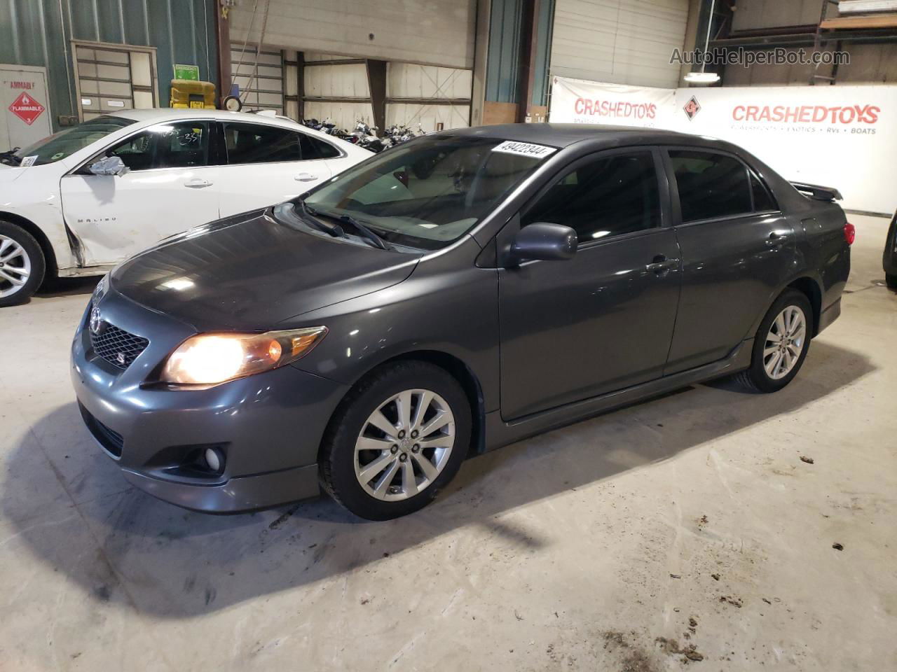 2010 Toyota Corolla Base Gray vin: 2T1BU4EE4AC508729