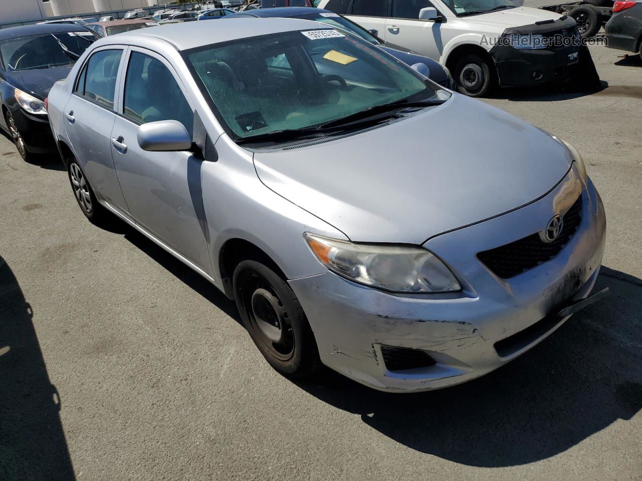 2010 Toyota Corolla Base Silver vin: 2T1BU4EE4AC517611