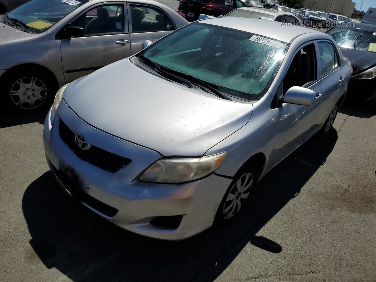 2010 Toyota Corolla Base Silver vin: 2T1BU4EE4AC517611