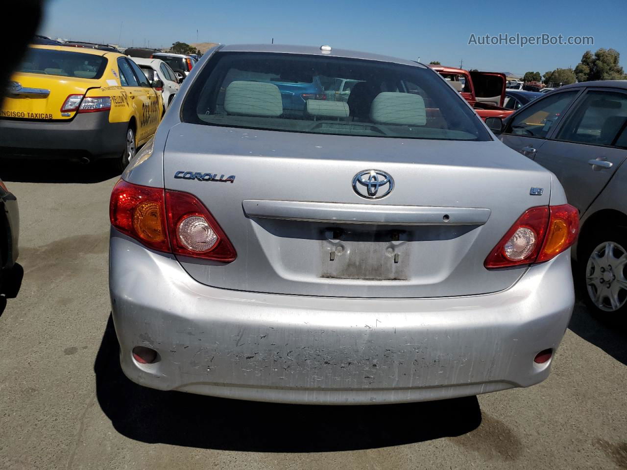 2010 Toyota Corolla Base Silver vin: 2T1BU4EE4AC517611