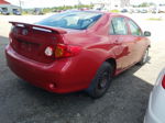 2010 Toyota Corolla Base Red vin: 2T1BU4EE5AC217172