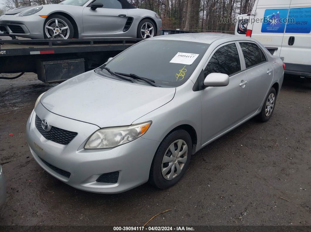 2010 Toyota Corolla Le Silver vin: 2T1BU4EE5AC269756