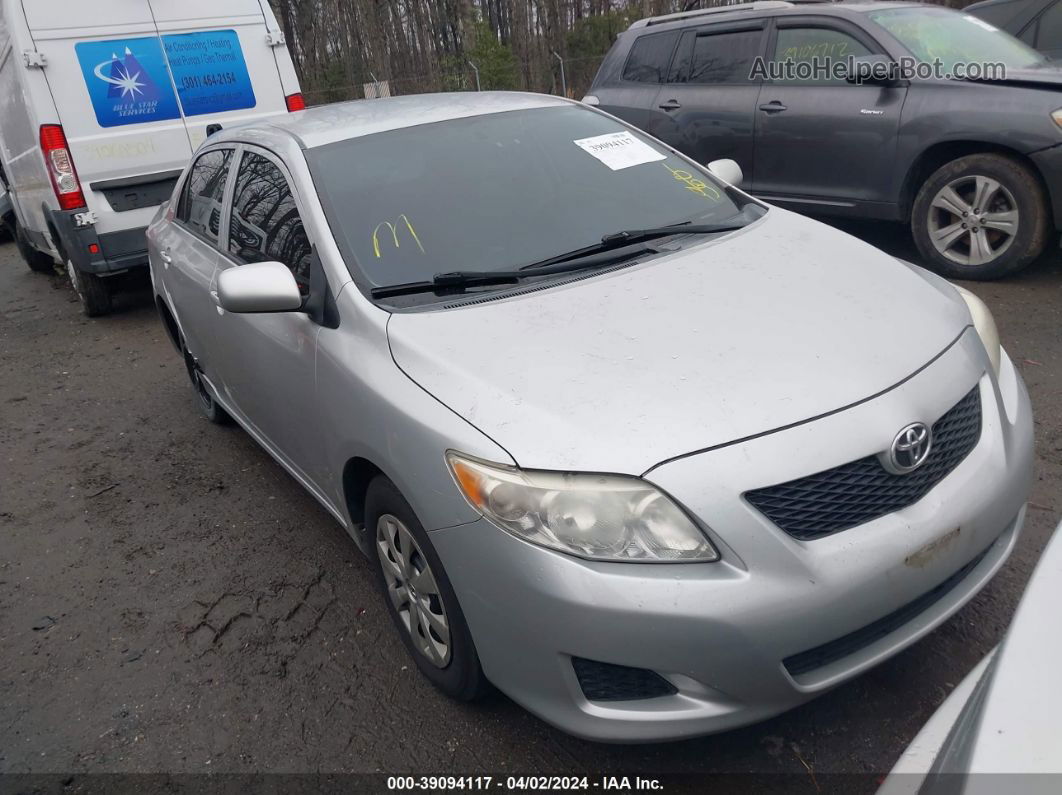 2010 Toyota Corolla Le Silver vin: 2T1BU4EE5AC269756