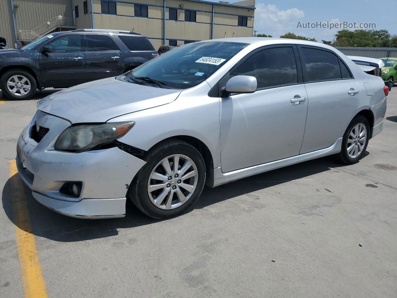 2010 Toyota Corolla Base Серебряный vin: 2T1BU4EE5AC329292