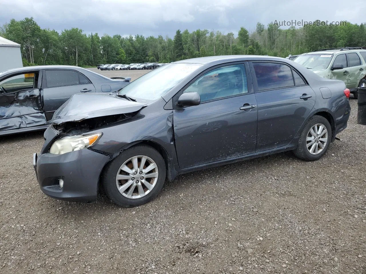 2010 Toyota Corolla Base Gray vin: 2T1BU4EE5AC378508