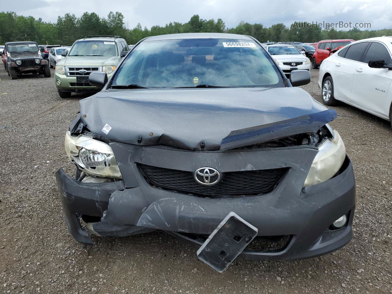 2010 Toyota Corolla Base Gray vin: 2T1BU4EE5AC378508