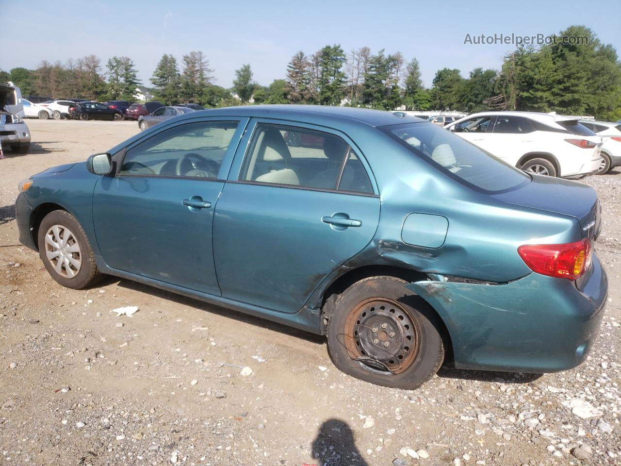 2010 Toyota Corolla Base Teal vin: 2T1BU4EE5AC393249