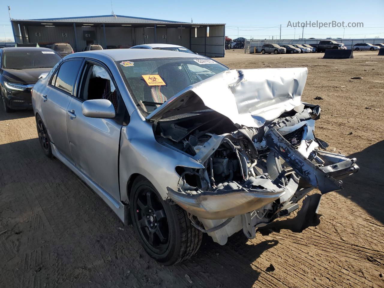 2010 Toyota Corolla Base Silver vin: 2T1BU4EE5AC402421