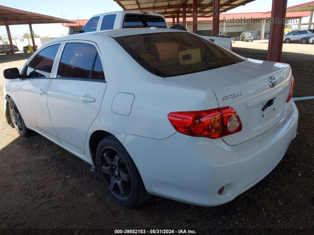 2010 Toyota Corolla Le White vin: 2T1BU4EE5AC413807