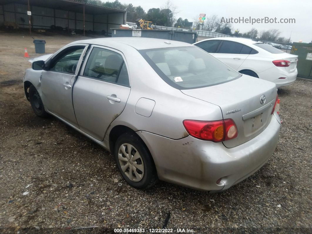 2010 Toyota Corolla Le Silver vin: 2T1BU4EE5AC421261