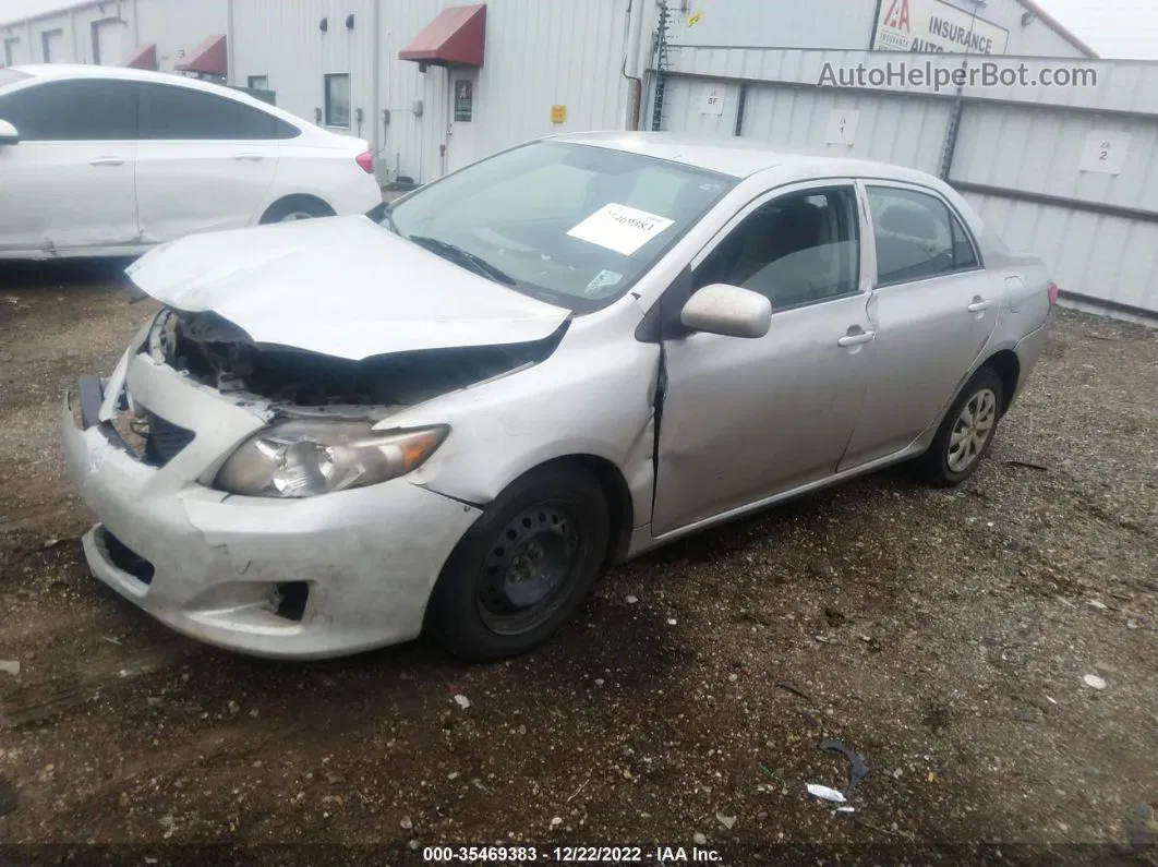 2010 Toyota Corolla Le Silver vin: 2T1BU4EE5AC421261