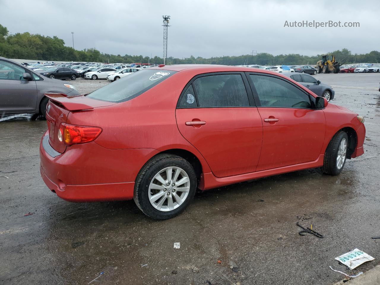 2010 Toyota Corolla Base Burgundy vin: 2T1BU4EE5AC453160