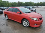 2010 Toyota Corolla Base Burgundy vin: 2T1BU4EE5AC453160