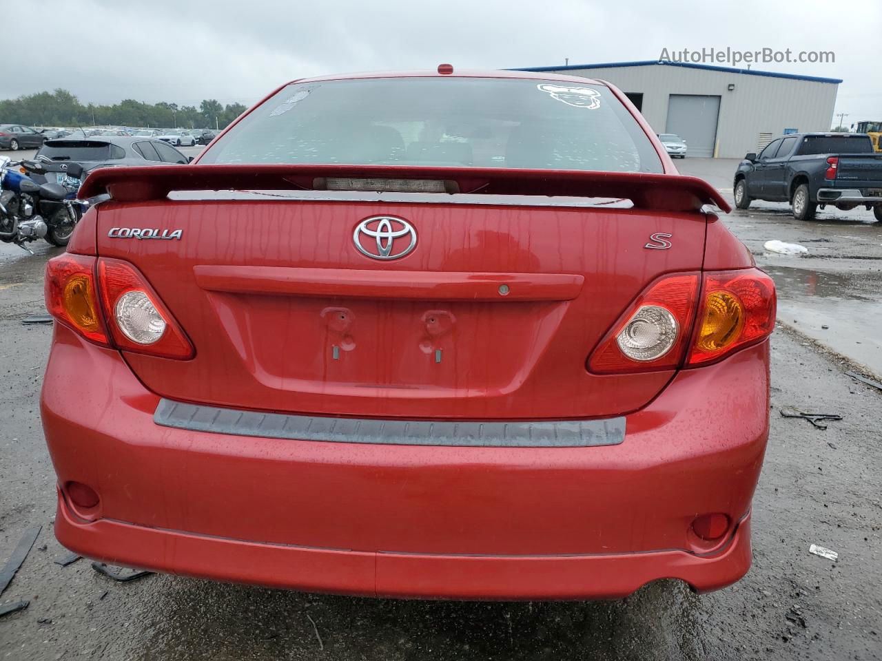 2010 Toyota Corolla Base Burgundy vin: 2T1BU4EE5AC453160