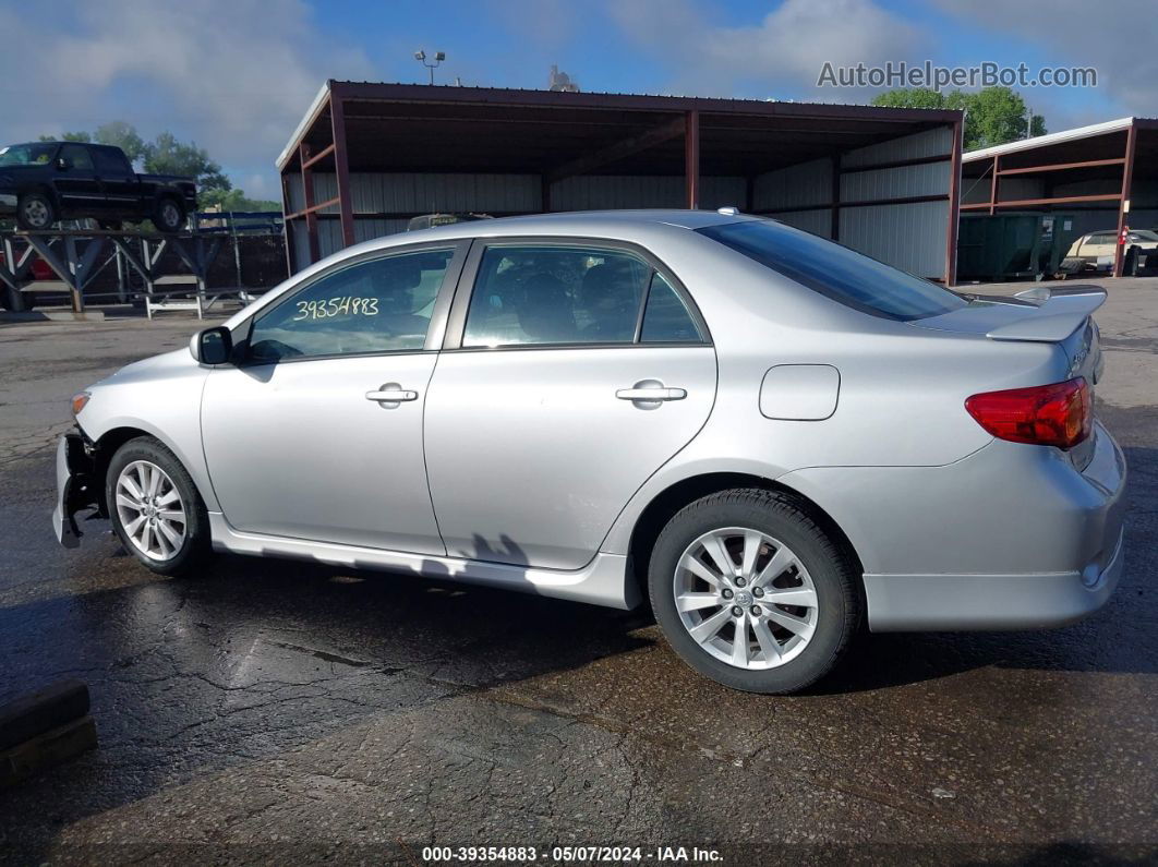 2010 Toyota Corolla S Silver vin: 2T1BU4EE5AC466037