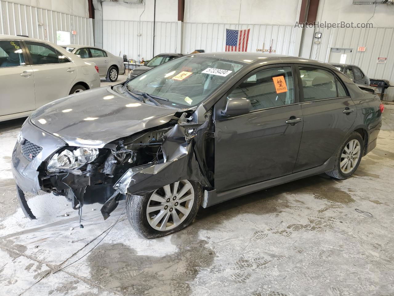 2010 Toyota Corolla Base Gray vin: 2T1BU4EE5AC468662