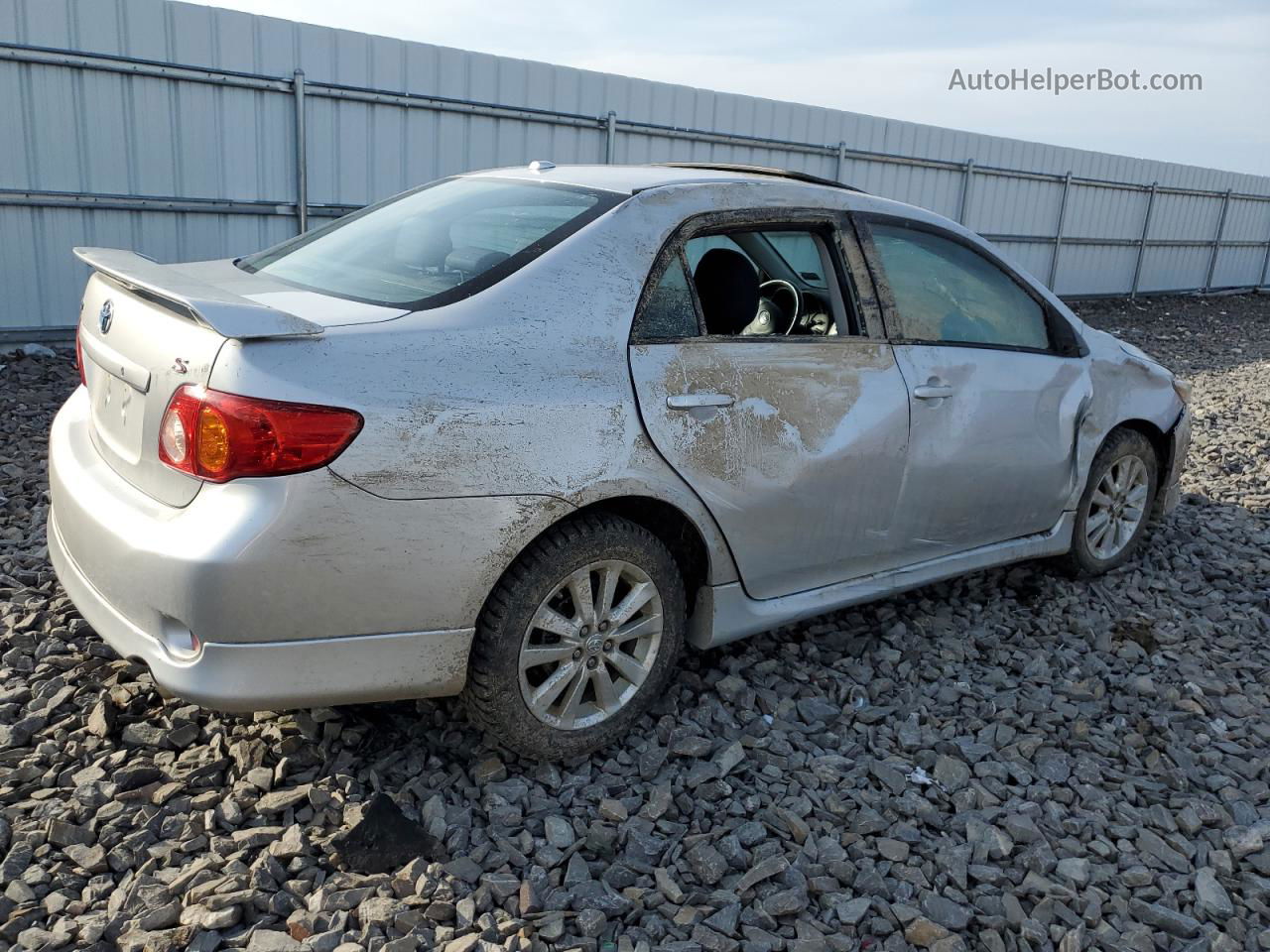 2010 Toyota Corolla Base Silver vin: 2T1BU4EE5AC475031