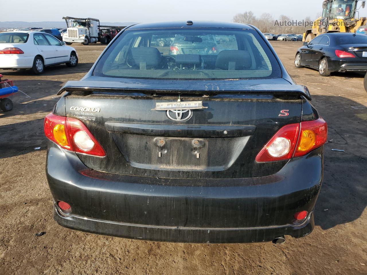 2010 Toyota Corolla Base Black vin: 2T1BU4EE5AC482450