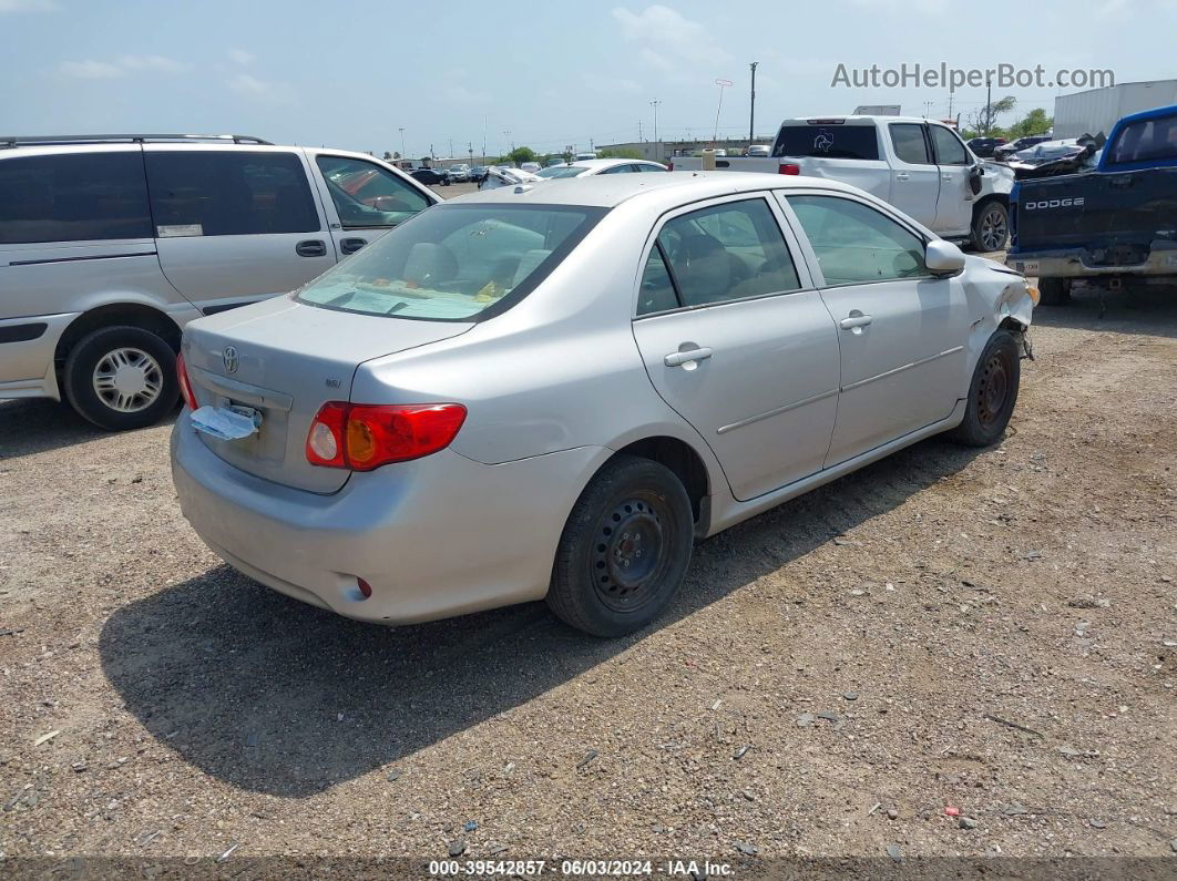 2010 Toyota Corolla Le Silver vin: 2T1BU4EE5AC496235