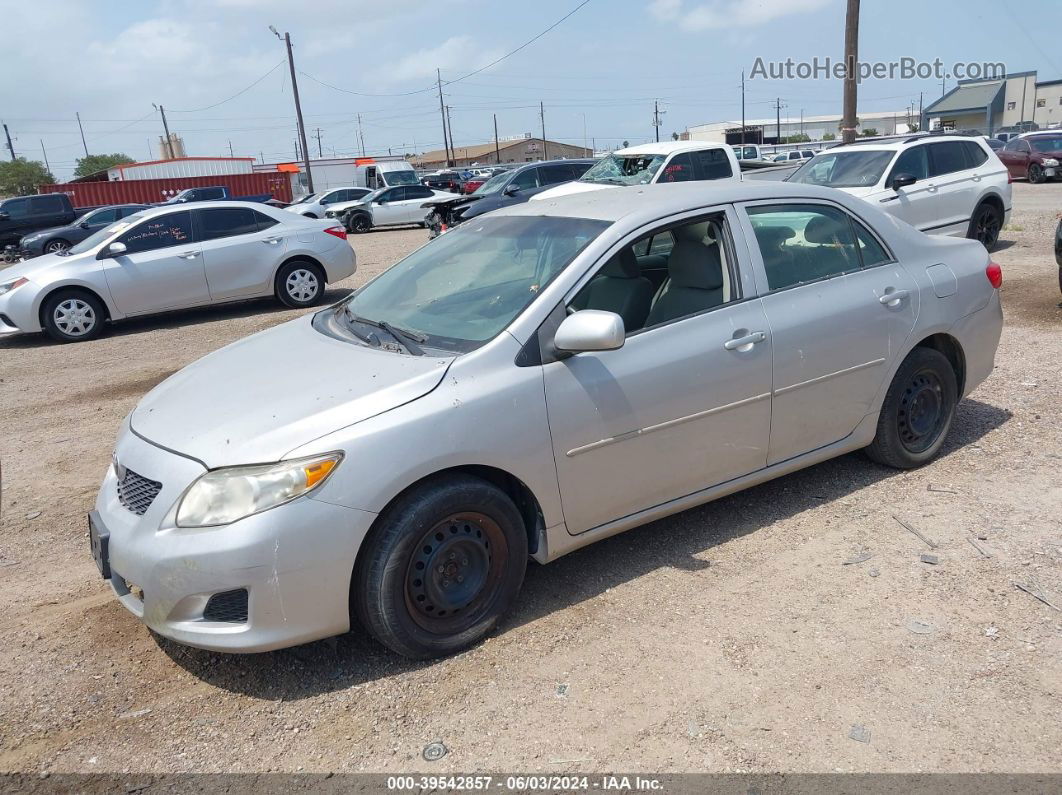 2010 Toyota Corolla Le Silver vin: 2T1BU4EE5AC496235