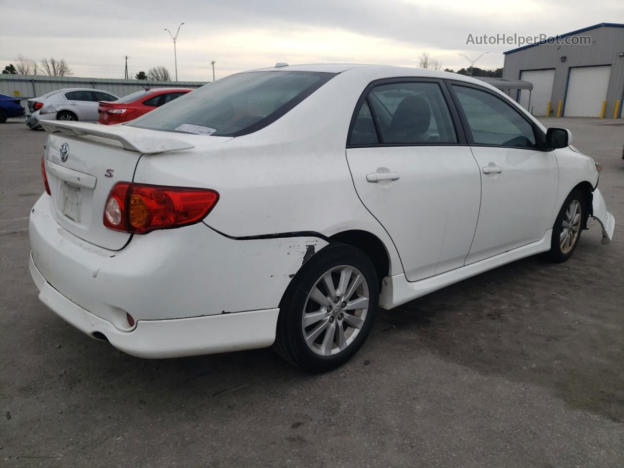 2010 Toyota Corolla Base White vin: 2T1BU4EE5AC517259