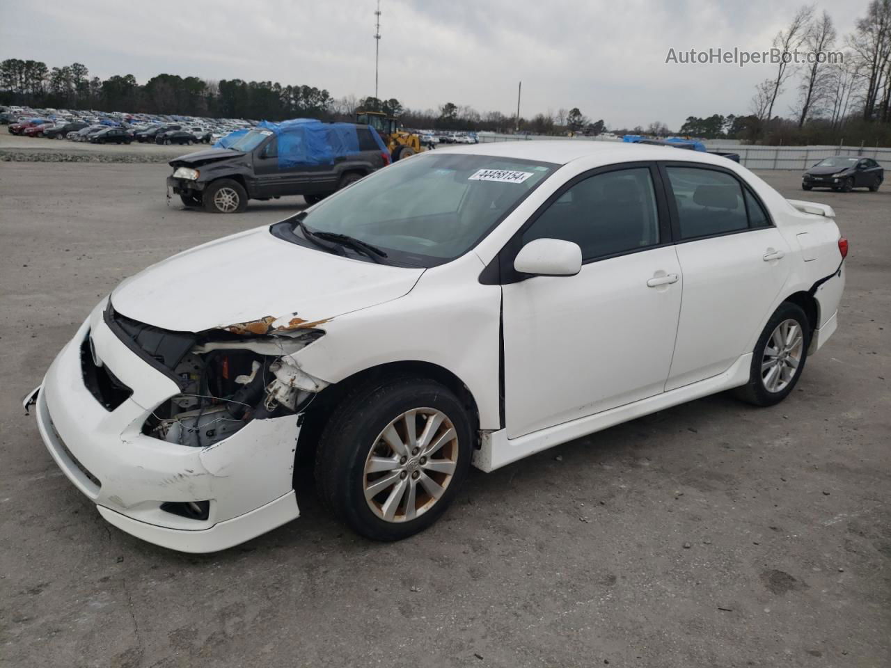 2010 Toyota Corolla Base White vin: 2T1BU4EE5AC517259