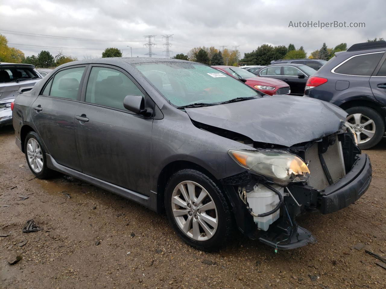 2010 Toyota Corolla Base Gray vin: 2T1BU4EE5AC527712