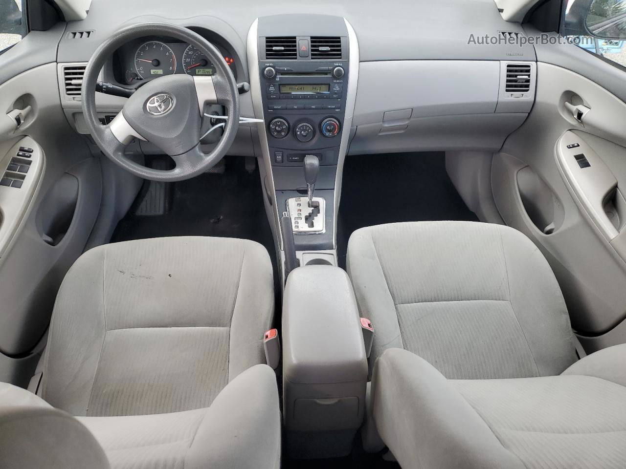 2010 Toyota Corolla Base Черный vin: 2T1BU4EE6AC193187