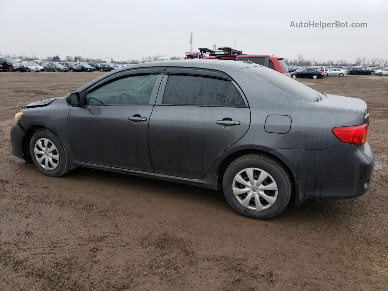 2010 Toyota Corolla Base Серый vin: 2T1BU4EE6AC216578