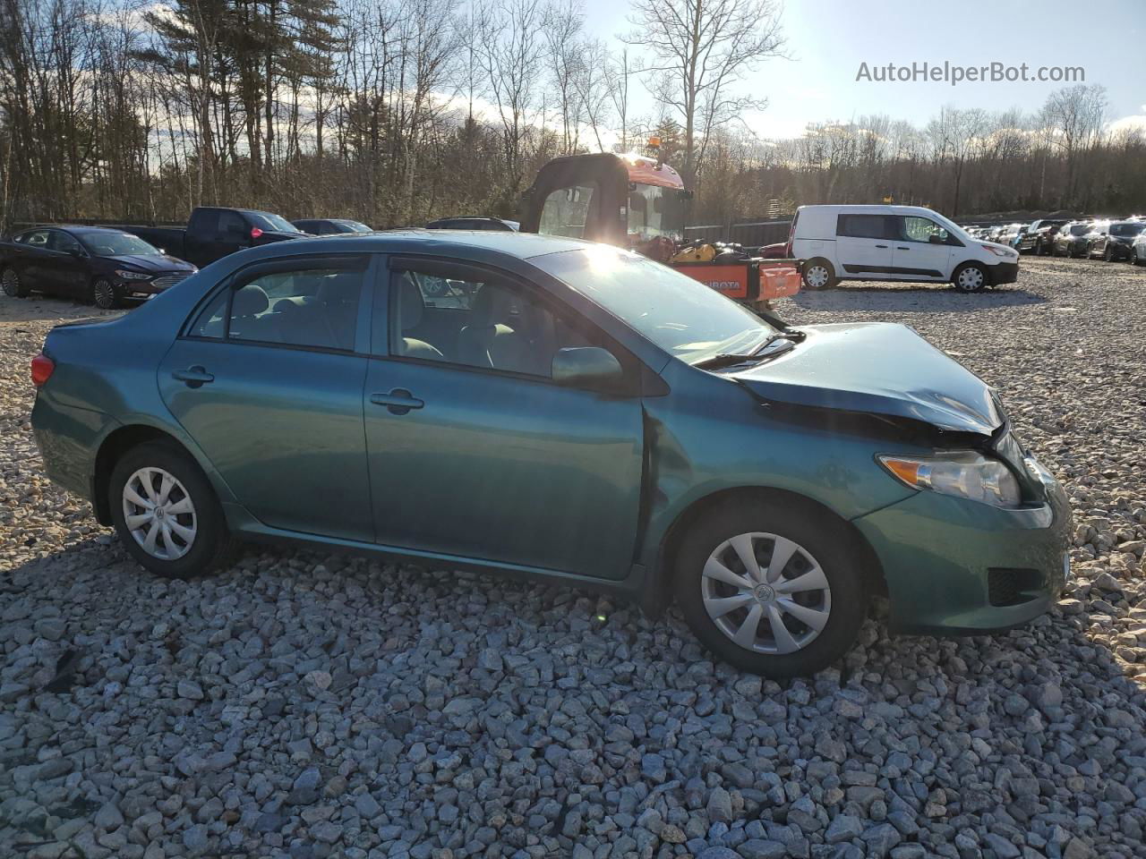 2010 Toyota Corolla Base Бирюзовый vin: 2T1BU4EE6AC250679