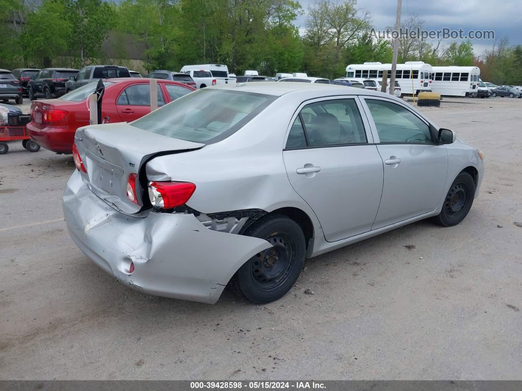 2010 Toyota Corolla Le Silver vin: 2T1BU4EE6AC340317