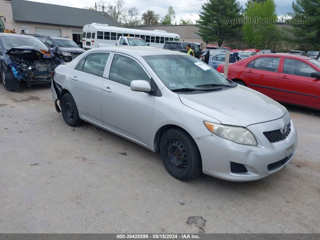 2010 Toyota Corolla Le Silver vin: 2T1BU4EE6AC340317