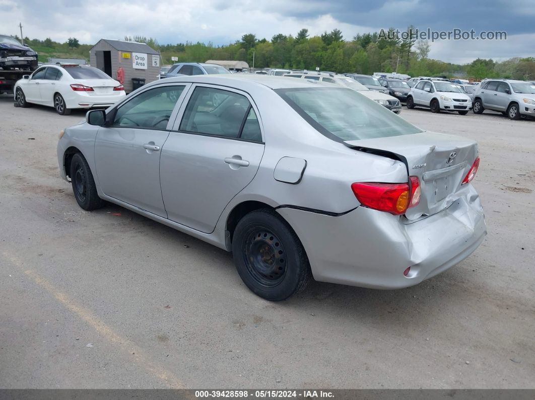 2010 Toyota Corolla Le Silver vin: 2T1BU4EE6AC340317