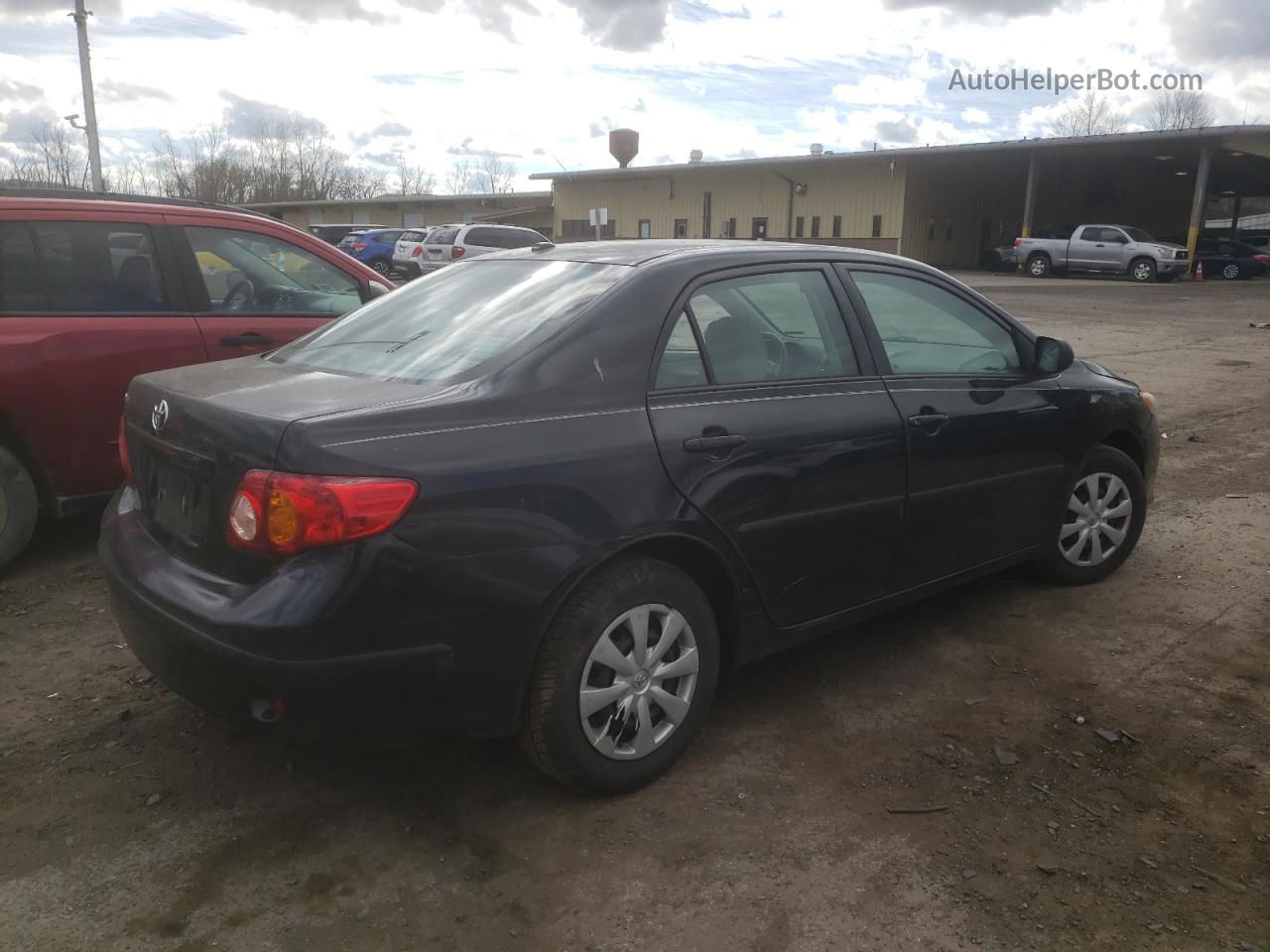 2010 Toyota Corolla Base Black vin: 2T1BU4EE6AC358445