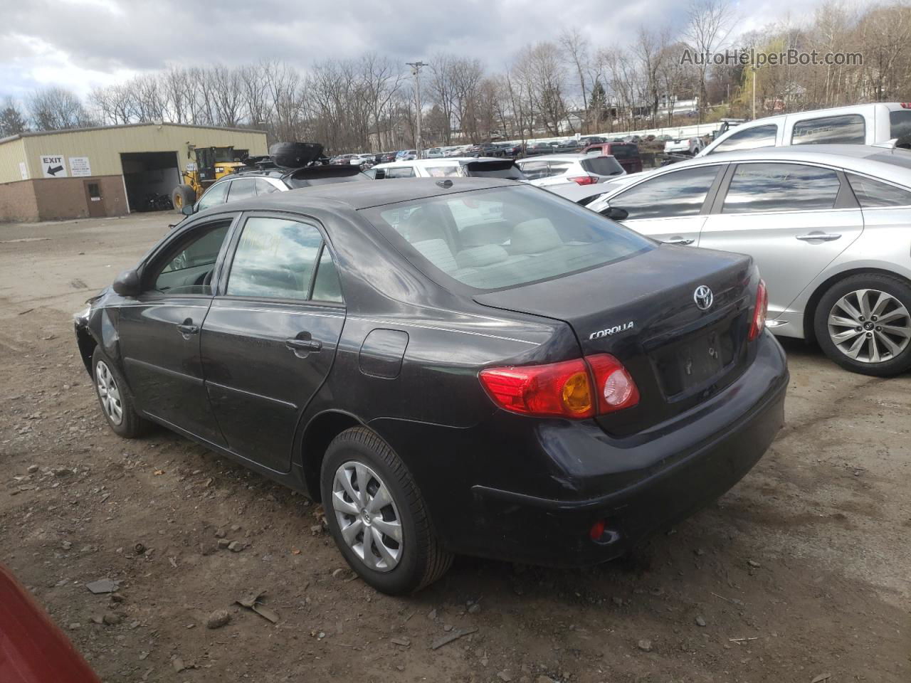 2010 Toyota Corolla Base Black vin: 2T1BU4EE6AC358445