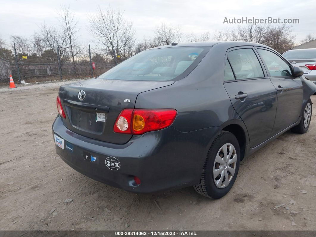 2010 Toyota Corolla Le Gray vin: 2T1BU4EE6AC395611